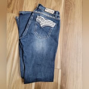 Grace in LA Bootcut Bling Jeans 30 X 33
